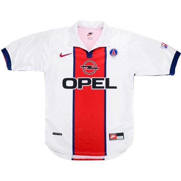 Trikot Paris Saint Germain Auswarts Retro 1998 1999 Weiß Trikot Paris Saint Germain Auswarts Retro 1998 1999 Weiß